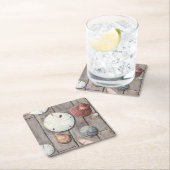 Schätze an der Küste Rechteckiger Pappuntersetzer (Vor Ort)