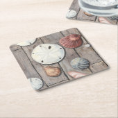 Schätze an der Küste Rechteckiger Pappuntersetzer (angewinkelt)