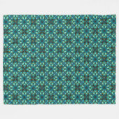 Schätze aus Türkis Fleecedecke (Vorderseite (Horizontal))