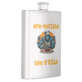 Schätze den G'rilla Master BBQ Griller Lustiger Wo Flachmann (Rechts)