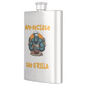 Schätze den G'rilla Master BBQ Griller Lustiger Wo Flachmann (Links)