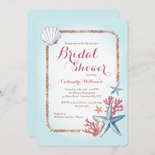 Schätze der Einladung zum Meer (Vorne/Hinten)