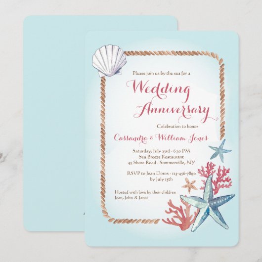 Schätze der Einladung zum Meer (Vorne/Hinten)