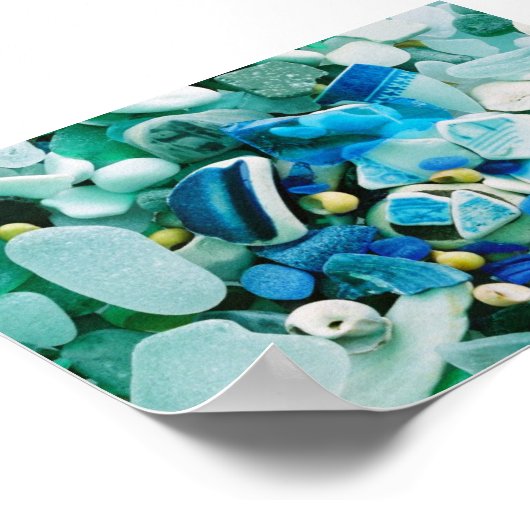 Schätze der Generationen: Blau Poster (Ecke)