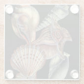 Schätze des Meeres Glasuntersetzer (Rückseite)