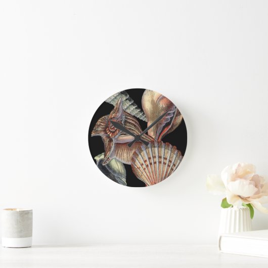 Schätze des Meeres Runde Wanduhr (Zuhause)