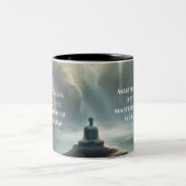 Schätze des Tao Te Ching 2006 Zweifarbige Tasse (Mittel)