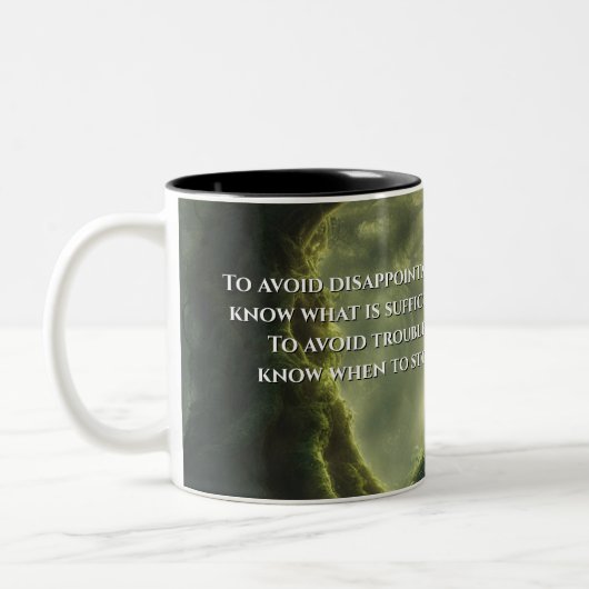 Schätze des Tao Te Ching 2011 Zweifarbige Tasse (Links)