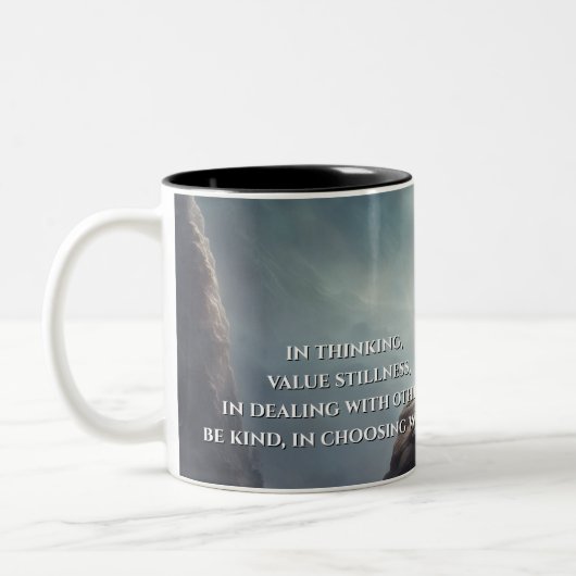 Schätze des Tao Te Ching 2012 Zweifarbige Tasse (Links)