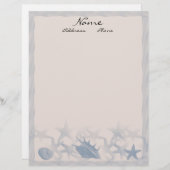 Schätze durch den Seebriefkopf Briefbogen (Vorne/Hinten)