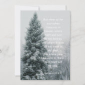 Schätze im Himmel ermutigend Gruß Einladung (Vorderseite)