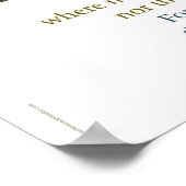 Schätze im Himmel, Matthew 6 Poster (Ecke)