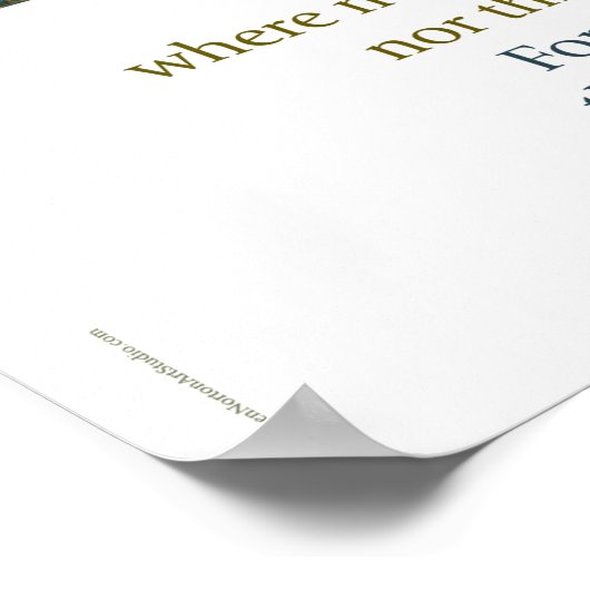 Schätze im Himmel, Matthew 6 Poster (Ecke)