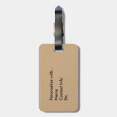 Schätze in Himmels-Matthew-6:19 - 21 Bibel-Vers Gepäckanhänger (Rückseite vertikal)