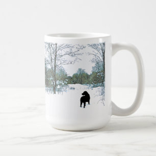 Schätze - Schwarzer Hund Kunst - Schwarzes Labor Kaffeetasse