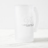 Schätzen Sie Braut Mattglas Bierglas (VorderseiteRechts)