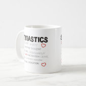 Schätzen Sie Gymnastik Kaffeetasse (Vorderseite Links)