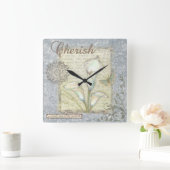 Schätzen Sie Quadratische Wanduhr (Zuhause)