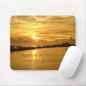 Schätzen Sie Sonnenuntergang, "schätzen die Mousepad (Mit Mouse)
