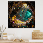 Schatzhöhle im Licht Poster (Küche)
