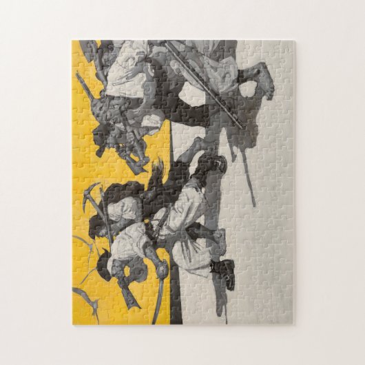 Schatzinsel, 1911 von Newell Convers Wyeth Puzzle (Vertikal)