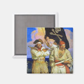 Schatzinsel 2 magnet (Vorderseite/Rückseite)