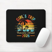 Schatzinsel Florida der Frauen Palmenbaum Sonnenun Mousepad (Mit Mouse)