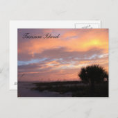 Schatzinsel, Florida Postkarte (Vorne/Hinten)