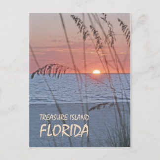 Schatzinsel Florida Postkarte