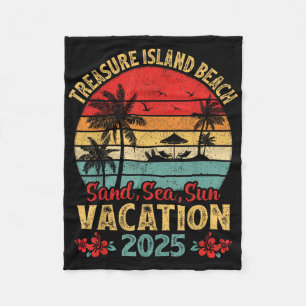 Schatzinsel Florida Sand Meer Sonne Urlaub 2025 Fleecedecke