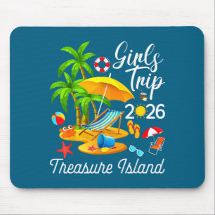 Schatzinsel Florida Sommer tropischer Mädchenurlau Mousepad