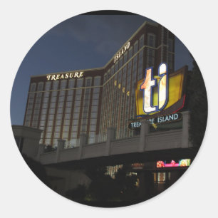 Schatzinsel Las Vegas Aufkleber