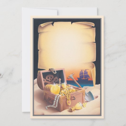 Schatzinsel © mitteilungskarte (Vorderseite)