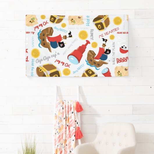 Schatzinsel Party Pirate Banner (Insitu)