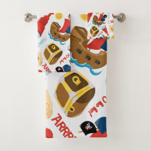 Schatzinsel Party Pirates Badetuch Set