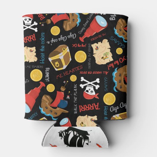 Schatzinsel Pirate Can Cooler Dosenkühler (Rückseite)