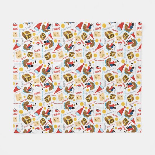 Schatzinsel Pirate Fleece Blanket (Vorderseite (Horizontal))