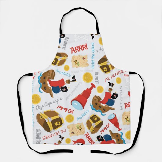 Schatzinsel Pirate Party Schürze (Vorderseite)