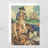 Schatzinsel, Piraten der Vintagen Märchen (Vorne/Hinten)