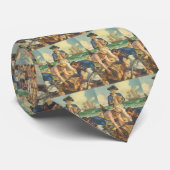 Schatzinsel, Piraten der Vintagen Märchen Krawatte (Gerollt)