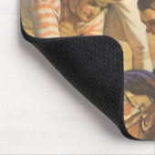 Schatzinsel, Piraten der Vintagen Märchen Mousepad (Ecke)