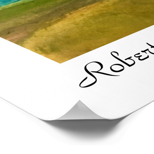 Schatzinsel Print, Werteplakat (Matte) Poster (Ecke)