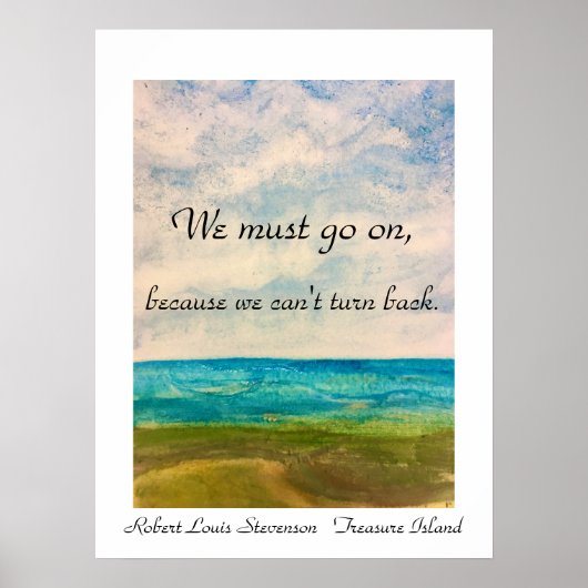 Schatzinsel Print, Werteplakat (Matte) Poster (Vorne)