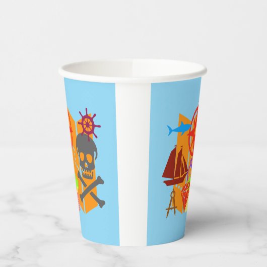 SchatzjagdCollage Pappbecher (Links)