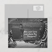 Schatzkarte der Liebe Postkarte (Vorne/Hinten)