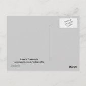 Schatzkarte der Liebe Postkarte (Rückseite)