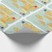 Schatzkarte Geschenkpapier (Ecke)