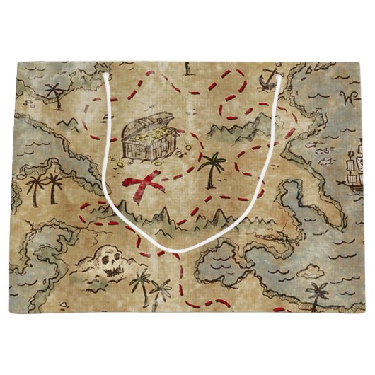 Schatzkarte Große Geschenktüte (Vorderseite)