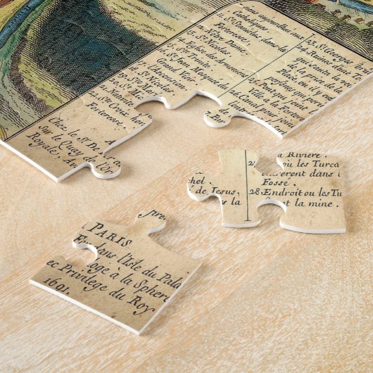 Schatzkarte im Mittelalter Puzzle (Seite)