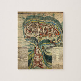 Schatzkarte im Mittelalter Puzzle